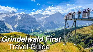 Grindelwald First 🇨🇭 The perfect halfday trip in Grindelwald ⛰️ Travel Guide [upl. by Eimorej]