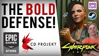 Epic Games Denies Hurting Cyberpunk 2077 or CD Projekt PC Store SLAMS Valves Steam Sale [upl. by Anatola69]