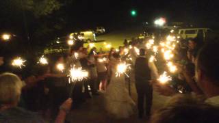 Wedding Reception Sparkler Exit [upl. by Doreen994]