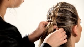 How to Do a Reverse French Braid  Braid Tutorials [upl. by Matias]