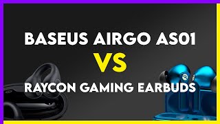 Baseus AirGo AS01 vs Raycon Gaming Earbuds Comparison [upl. by Suivatco]