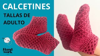 Calcetines a crochet fácil paso a paso [upl. by Anirtik]