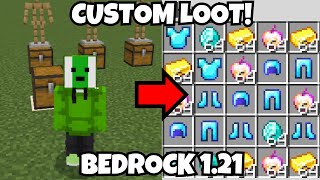 EASY chest randomizer  Minecraft Bedrock 121 [upl. by Viehmann]