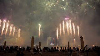 National day 2022 musical fireworks show at Abu Dhabi Corniche [upl. by Erminna]