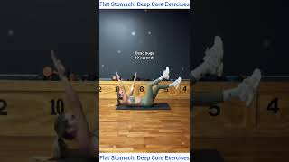 Flat Stomach Deep Core Exercise ytshorts abs flattummy flatbelly fitnessmotivation [upl. by Bradan]