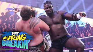 Oba Femi vs Ivar – NXT North American Title Match NXT Spring Breakin’ highlights April 30 2024 [upl. by Eenahs]