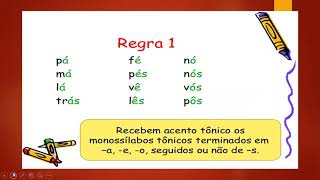 6ºs Português Profª Fátima Explicação sobre monossílabos tônicos e átonos Aula 2209 [upl. by Youngran]