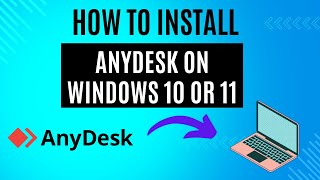 How to Install Anydesk on Windows 10 or 11 STEP BY STEP 2024 [upl. by Carbrey494]