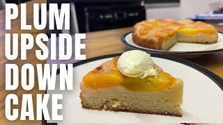 PLUM UPSIDE DOWN CAKE BBC GOOD FOOD MAGAZINE RECIPE [upl. by Burkhardt]