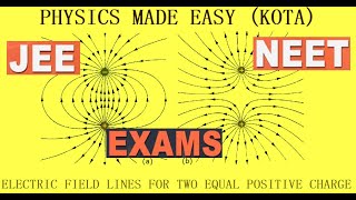 ELECTRIC DIPOLE TORQUE ELECTRIC FIELD LINES FOR TWO EQUAL POSITIVE CHARGE GAUSS THEOREM  JEE 23 [upl. by Lamberto288]