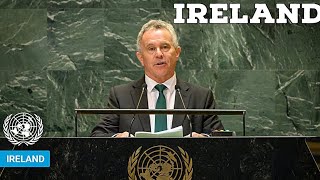 Ireland’s Minister of State Addresses UNGA Ukraine Conflict Accountability [upl. by Danit]