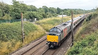 37884 with 769006 dit 5Q08 Long Marston  Kilmarnock Bonnyton Depot Unit move 16th July 2024 [upl. by Auqenahs]