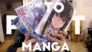 How to Print and Bind Manga Book or Comic at Home on your Own Printer  Manga Printing Tutorial [upl. by Kanal]