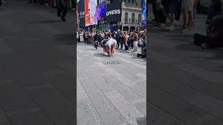 Entertaining Tourists in Times Square Manhattan shorts touristplace tourism travel [upl. by Arihas]