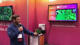 Using CoSpaces Edu for Collaboration amp Sharing  ISTE 2018 [upl. by Valentia]