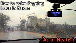 Defog Car Windshield Issue resolved in Tata Nexon Full guide amp Details [upl. by Rodl]