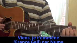 Viens je temmène France Gall  Michell Berger reprise à la guitare Cover 1978 [upl. by Abrahan301]