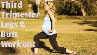 Third Trimester Prenatal Legs and Butt WorkoutBut Good For ALL Trimesters of Pregnancy [upl. by Nnyltak]