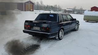 Volvo 760 D24hx35 straight pipe sound [upl. by Yrad457]