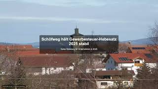 Schöfweg hält GewerbesteuerHebesatz 2025 stabil  Gewerbesteuer News [upl. by Agostino211]