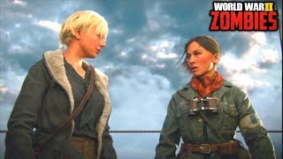 The Shadowed Throne INTRO CUTSCENE Cinematic  WW2 Zombies DLC 2 [upl. by Heindrick808]