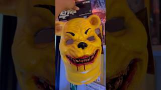 BLOODY POOH BEAR MASK ghoulish halloweencollectibles halloween poohbear disney horrorshorts [upl. by Arbba]