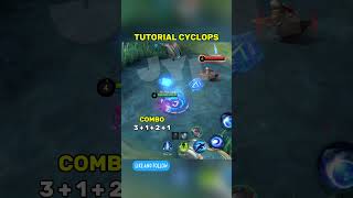 TUTORIAL CYCLOPS BYJYL cyclopstiktok cyclops sanz fyp mobilelegends onicvsrrq [upl. by Atidnan796]