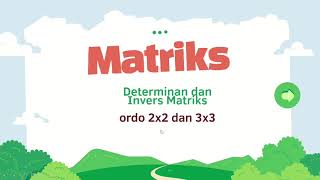 DETERMINAN DAN INVERS MATRIKS ordo 2x2 dan ordo 3x3 [upl. by Najed]