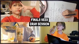 30 HOUR STUDY VLOG 😵 PREMED STUDENT FINALS WEEK VLOG [upl. by Eednyl]