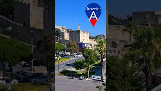 Çeşme Castle İzmir  City view Shorts 4K travel cityview cesme İzmir history castle [upl. by Ayotol189]