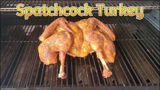 Spatchcock Smoked Turkey [upl. by Etteuqram]