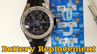 Festina F16611 Battery Replacement [upl. by Ahseinaj203]