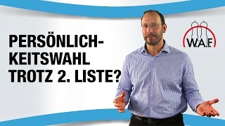 Firma mit mehr als 100 Arbeitnehmer plant Persönlichkeitswahl nun taucht 2 Liste auf  was nun [upl. by Neeven618]