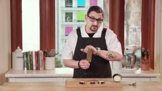 Chris Cosentino  How to Use the Shun Classic Nakiri Knife  WilliamsSonoma [upl. by Imat576]