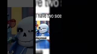 I have two sides sans papyrus tothebone funiboneman undertale dusttale dustsans pyrustick [upl. by Anaek]