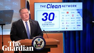 Pompeo US removing untrusted Chinese apps to protect Covid vaccine work [upl. by Leirej]