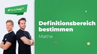 Funktionen 2  max Definitionsbereich bestimmen StudyHelp [upl. by Aileahcim]