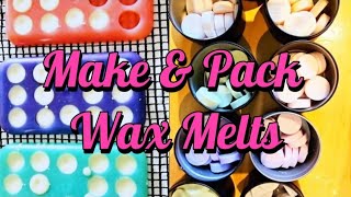 Make DeMould amp Pack Wax Melts at Home [upl. by Neret266]