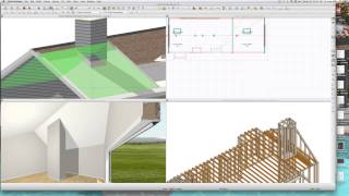 CHIMNEY FRAMING PART 1Chief Architect Videos by dsh [upl. by Kinata276]