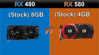 RX 480 8GB vs RX 580 4GB Benchmark [upl. by Anned]