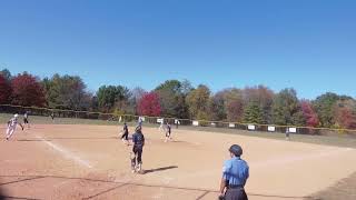 RBI Double off fence  Xtreme Fall Classic 102024 [upl. by Blinnie]