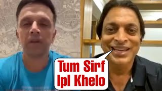 Shoaib Akhtar Making Fun Of Rahul Dravid And Indian team after worldcup loss [upl. by Yeltrab638]