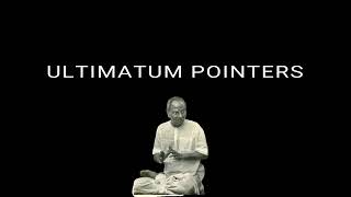 NISARGADATTA MAHARAJ ULTIMATUM POINTERS [upl. by Jaine755]