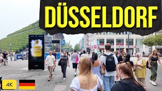 Dusseldorf Germany Walking Tour  Düsseldorf altstadt nightlife  Walking Tour 4k [upl. by Lanos]