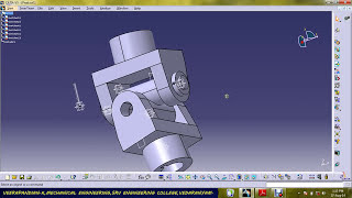 UNIVERSAL JOINT PART DESIGN amp ASSEMBLY USING CATIA V5 [upl. by Inuat]