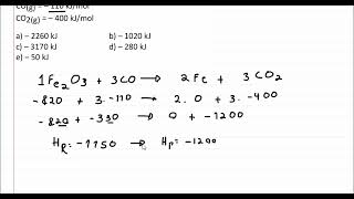Calcule o calor da reação [upl. by Meier466]