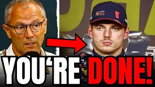 Domenicali Drops BOMBSHELL on Max Verstappens SITUATION SHOCKING STATEMENT [upl. by Eberle]