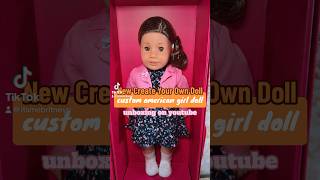 my new create your own american girl doll 💕🧡 [upl. by Sremmus]