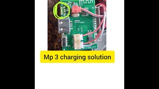 Mp3 player charging solution Mp3 player charging problem Mp3 player charging jumper way [upl. by Enneyehc]