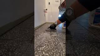 Grouting with Mapei Flexcolor CQ and sealing with 511 Impregnator Sealer [upl. by Eadwine]